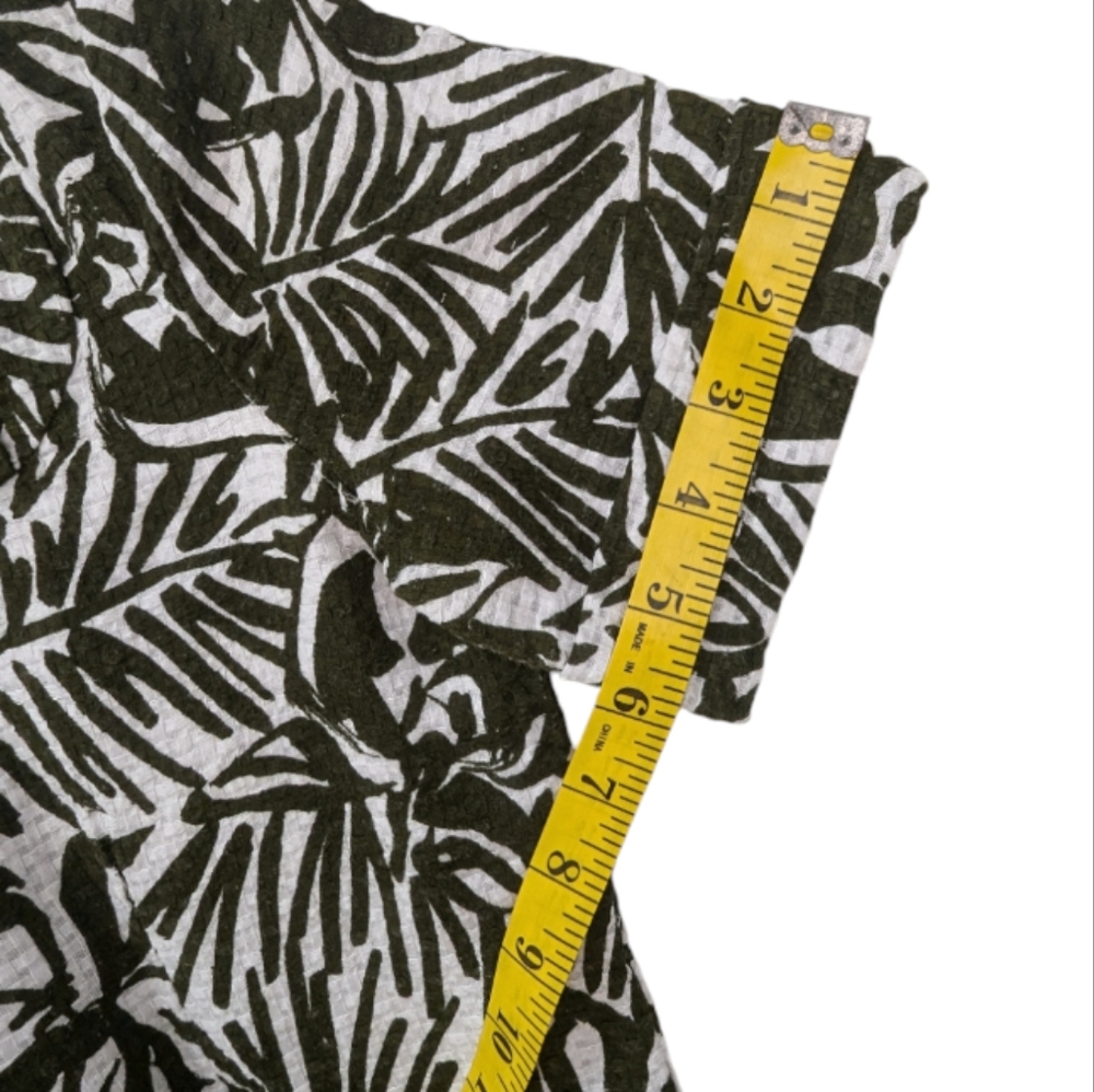 Kate Spade Tropical Button Down Shirt Size 6 - Picture 12 of 16